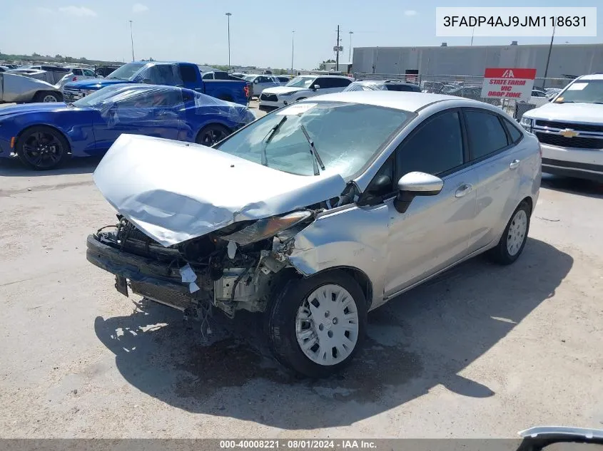 3FADP4AJ9JM118631 2018 Ford Fiesta S