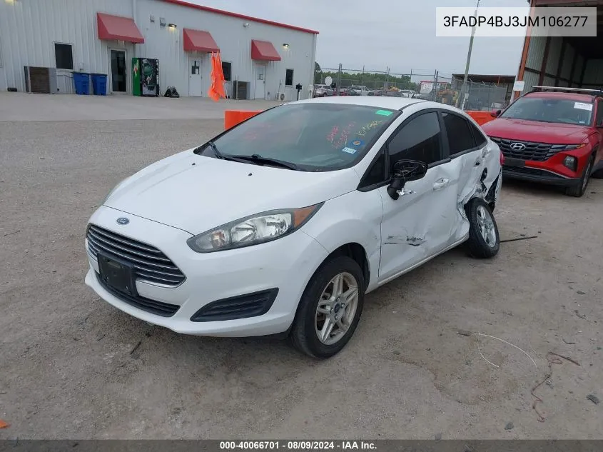 2018 Ford Fiesta Se VIN: 3FADP4BJ3JM106277 Lot: 40066701