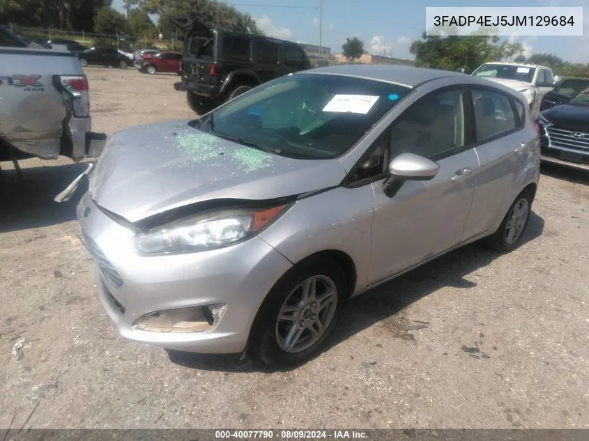 3FADP4EJ5JM129684 2018 Ford Fiesta Se