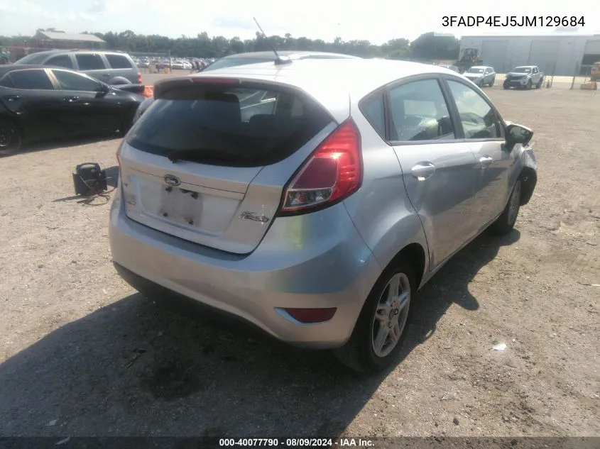 2018 Ford Fiesta Se VIN: 3FADP4EJ5JM129684 Lot: 40077790