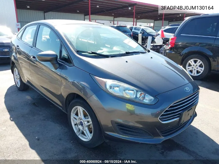 2018 Ford Fiesta Se VIN: 3FADP4BJ0JM130164 Lot: 40080924