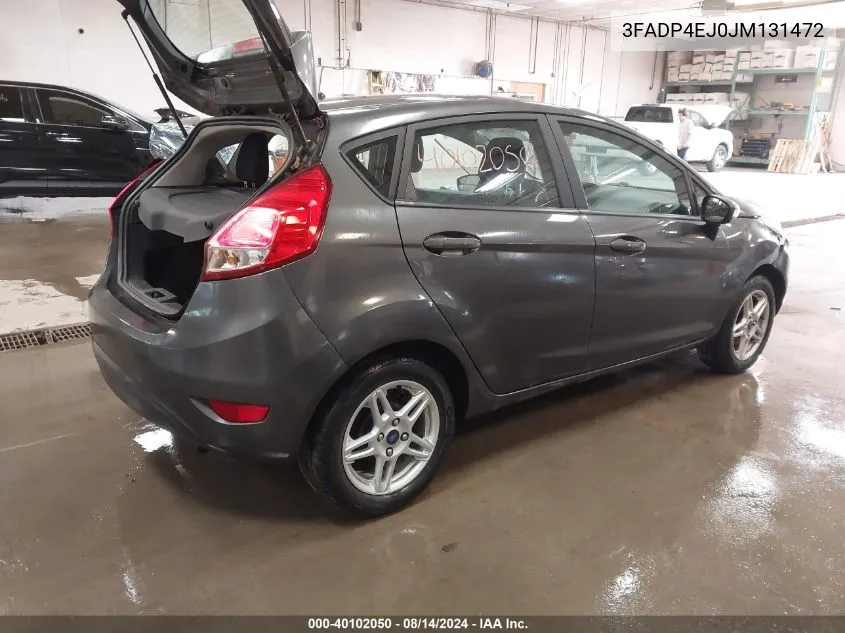 2018 Ford Fiesta Se VIN: 3FADP4EJ0JM131472 Lot: 40102050