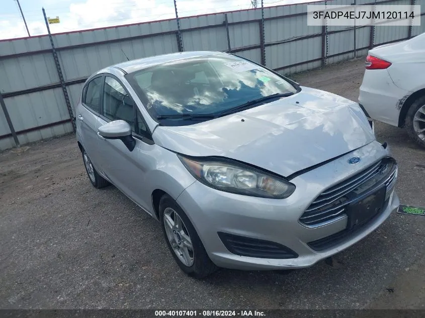 3FADP4EJ7JM120114 2018 Ford Fiesta Se