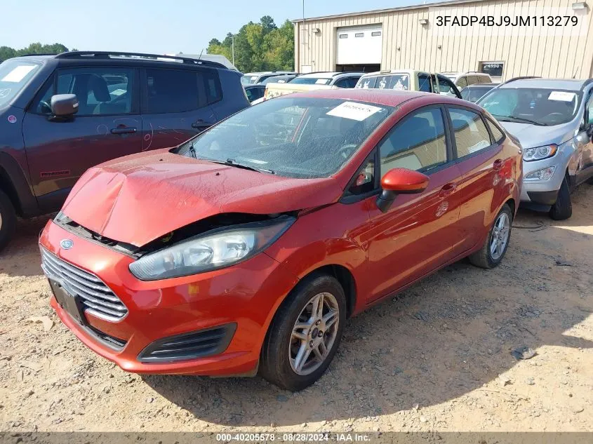 3FADP4BJ9JM113279 2018 Ford Fiesta Se