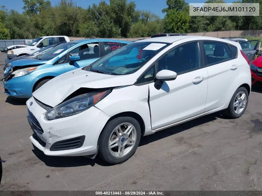 3FADP4EJ6JM101120 2018 Ford Fiesta Se