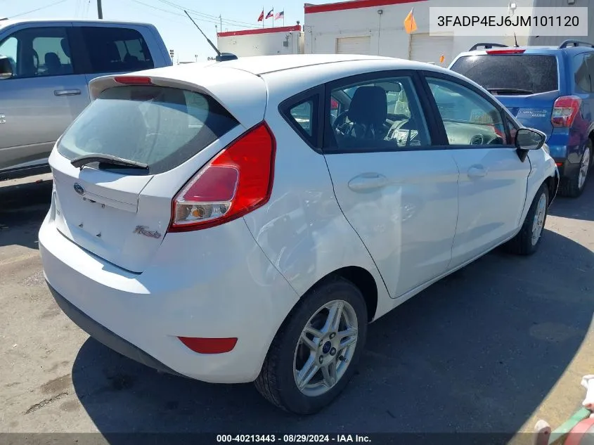 3FADP4EJ6JM101120 2018 Ford Fiesta Se