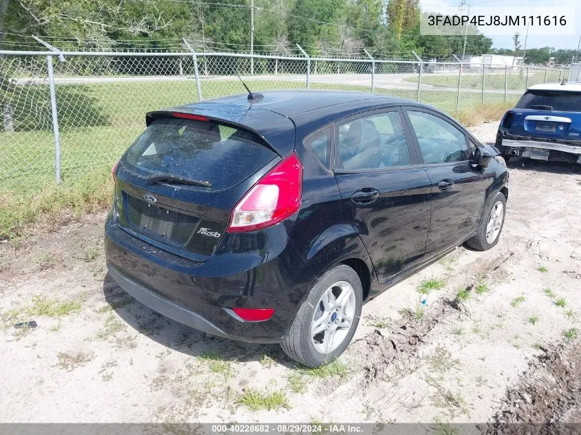 3FADP4EJ8JM111616 2018 Ford Fiesta Se