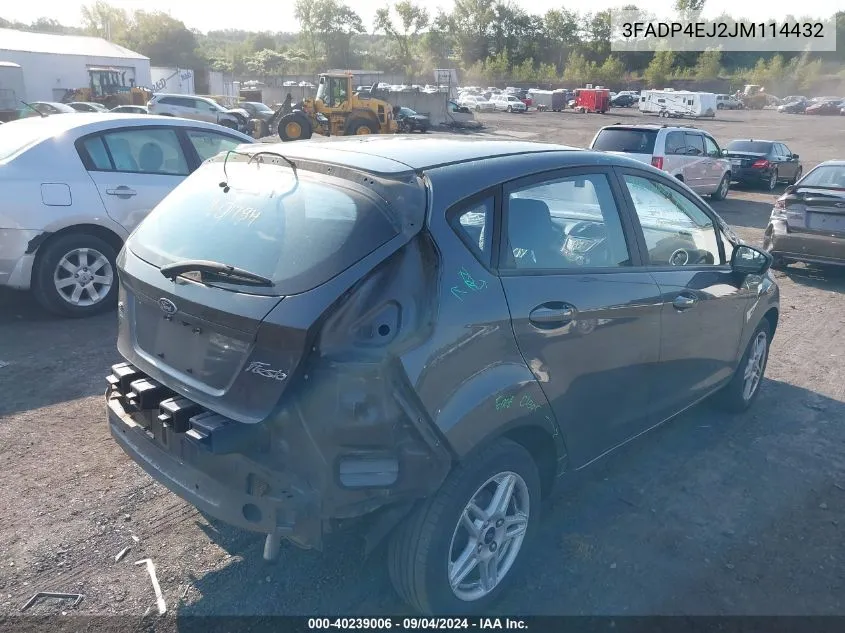 3FADP4EJ2JM114432 2018 Ford Fiesta Se