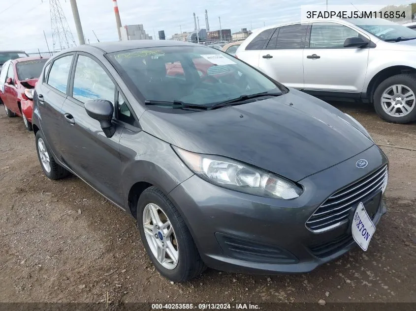 2018 Ford Fiesta Se VIN: 3FADP4EJ5JM116854 Lot: 40253585