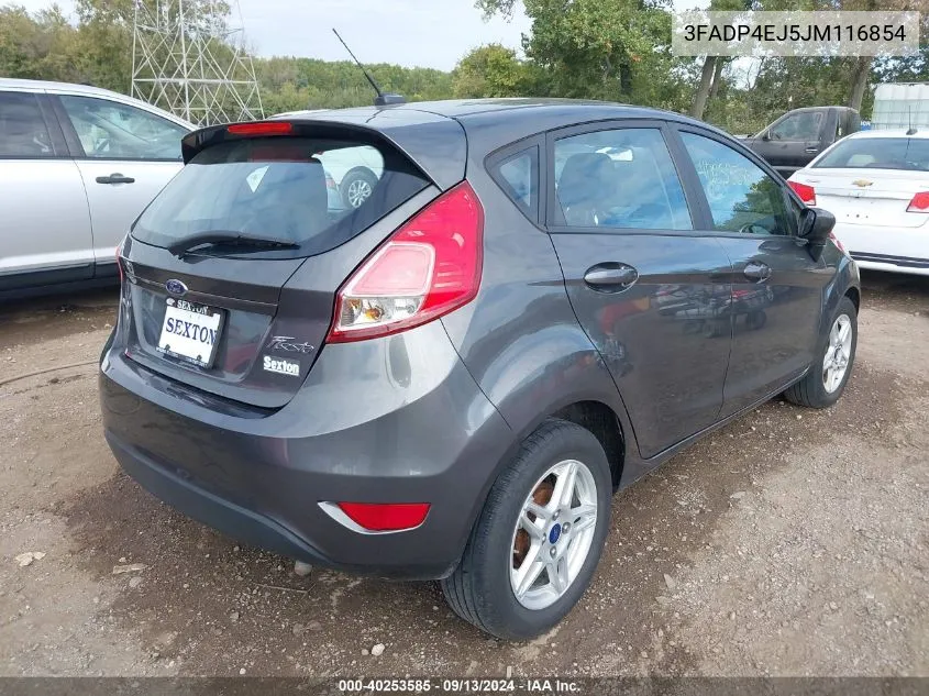 3FADP4EJ5JM116854 2018 Ford Fiesta Se