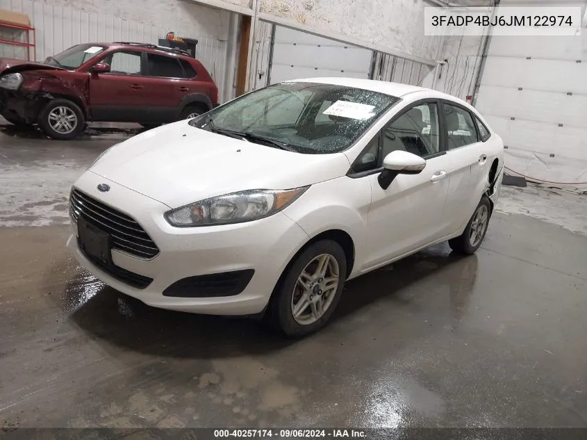 2018 Ford Fiesta Se VIN: 3FADP4BJ6JM122974 Lot: 40257174