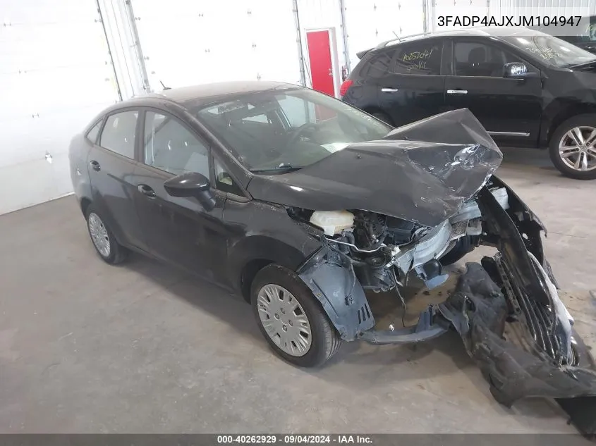 2018 Ford Fiesta S VIN: 3FADP4AJXJM104947 Lot: 40262929