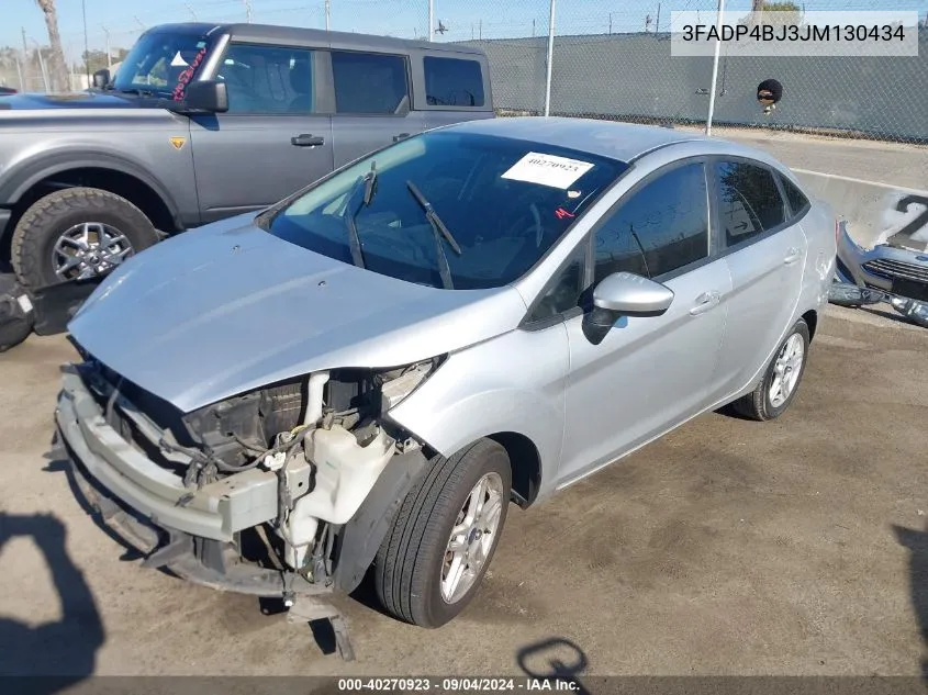 3FADP4BJ3JM130434 2018 Ford Fiesta Se