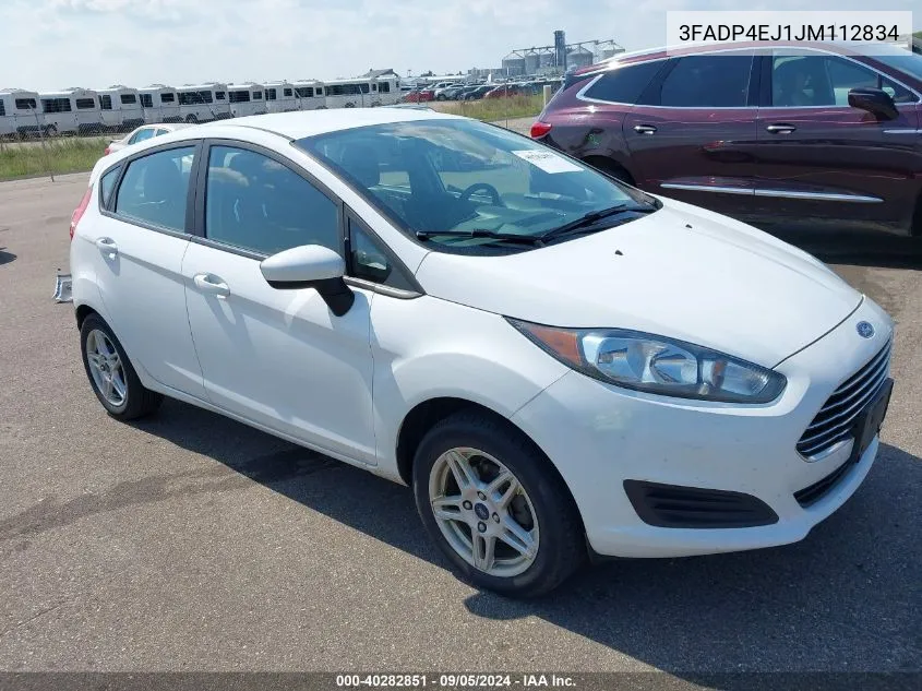 2018 Ford Fiesta Se VIN: 3FADP4EJ1JM112834 Lot: 40282851