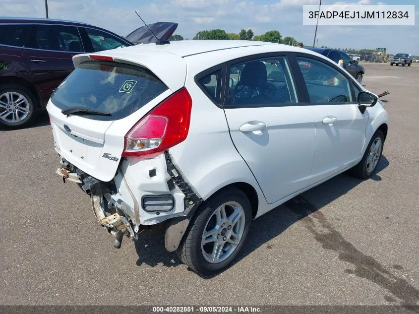 3FADP4EJ1JM112834 2018 Ford Fiesta Se