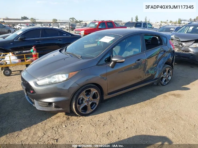 2018 Ford Fiesta St VIN: 3FADP4GX9JM117345 Lot: 40302485