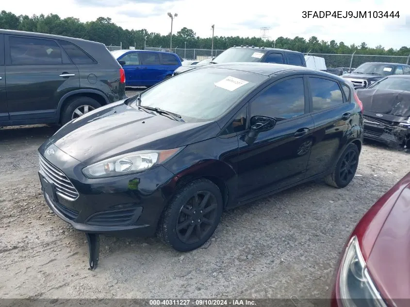 2018 Ford Fiesta Se VIN: 3FADP4EJ9JM103444 Lot: 40311227