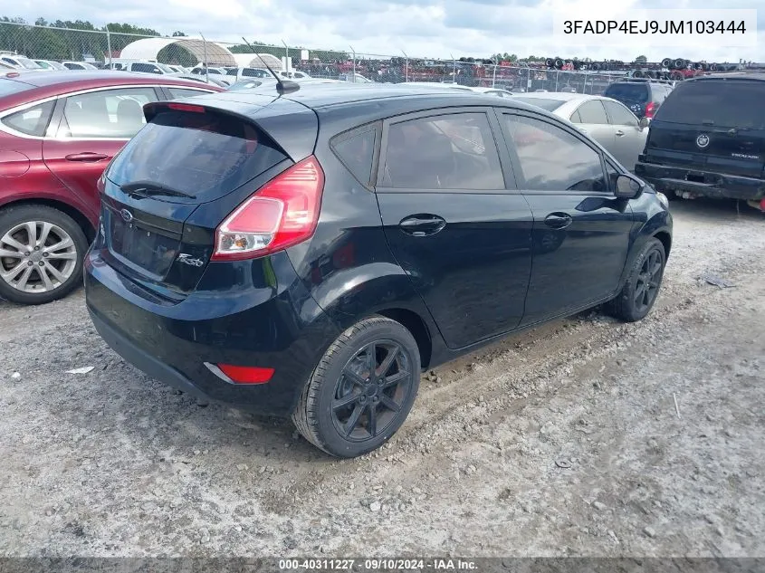 2018 Ford Fiesta Se VIN: 3FADP4EJ9JM103444 Lot: 40311227