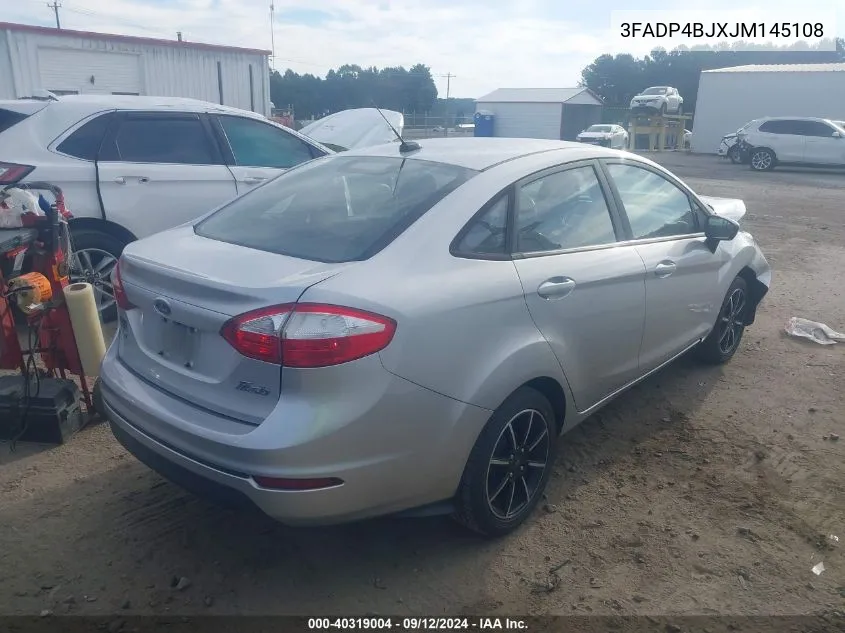 3FADP4BJXJM145108 2018 Ford Fiesta Se