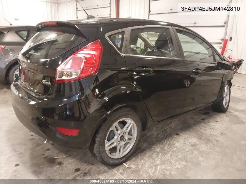 2018 Ford Fiesta Se VIN: 3FADP4EJ5JM142810 Lot: 40324169