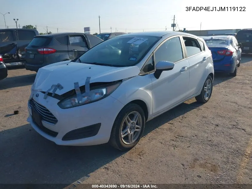 3FADP4EJ1JM119122 2018 Ford Fiesta Se