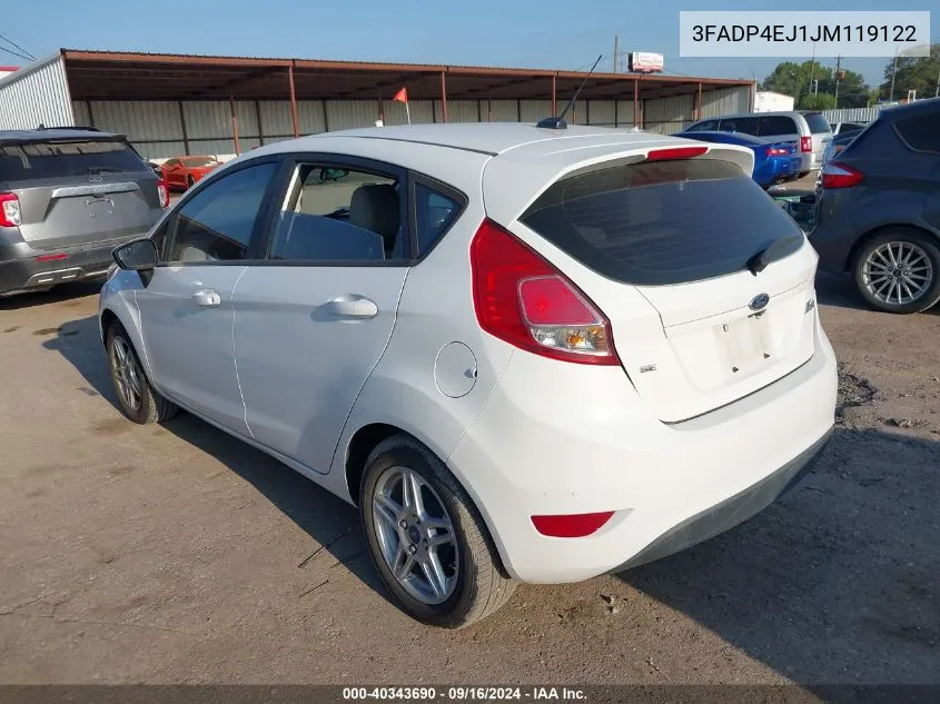 3FADP4EJ1JM119122 2018 Ford Fiesta Se