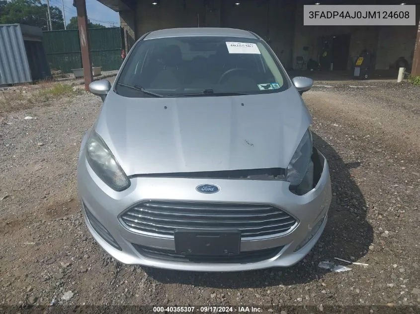 2018 Ford Fiesta S VIN: 3FADP4AJ0JM124608 Lot: 40355307