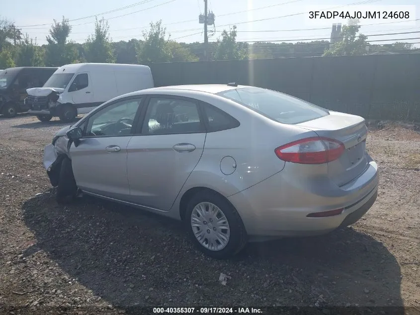 3FADP4AJ0JM124608 2018 Ford Fiesta S