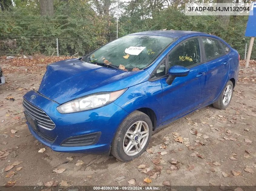 2018 Ford Fiesta Se VIN: 3FADP4BJ4JM132094 Lot: 40393706