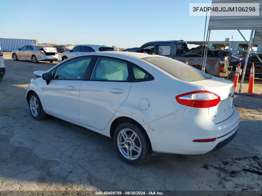 3FADP4BJ0JM106298 2018 Ford Fiesta Se