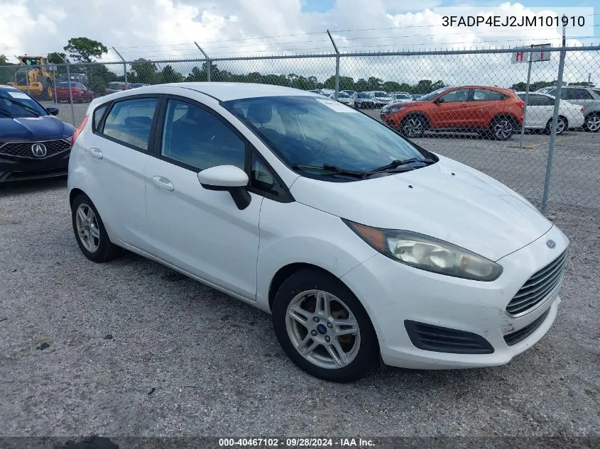 2018 Ford Fiesta Se VIN: 3FADP4EJ2JM101910 Lot: 40467102