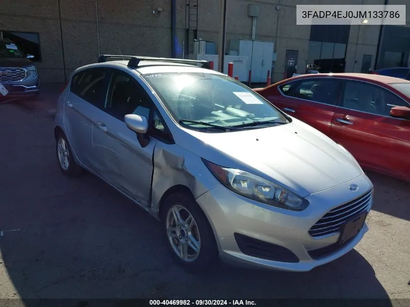 2018 Ford Fiesta Se VIN: 3FADP4EJ0JM133786 Lot: 40469982