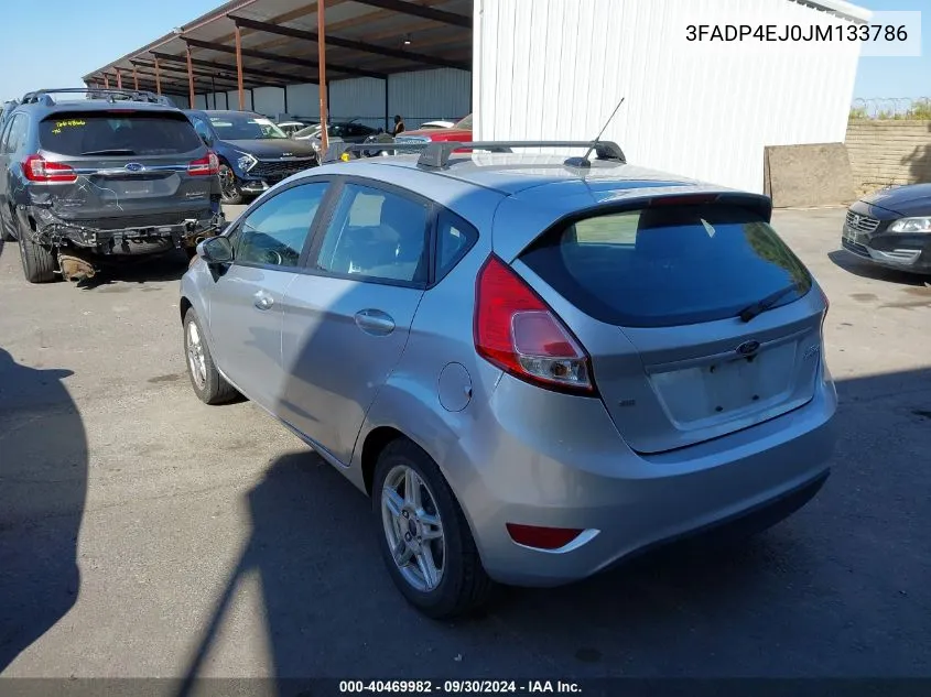 2018 Ford Fiesta Se VIN: 3FADP4EJ0JM133786 Lot: 40469982