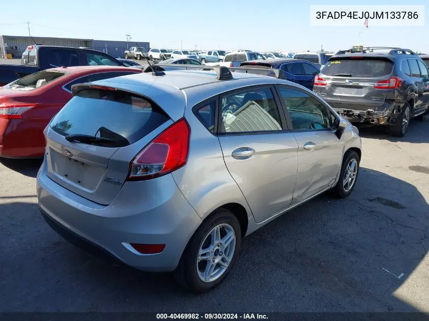 2018 Ford Fiesta Se VIN: 3FADP4EJ0JM133786 Lot: 40469982