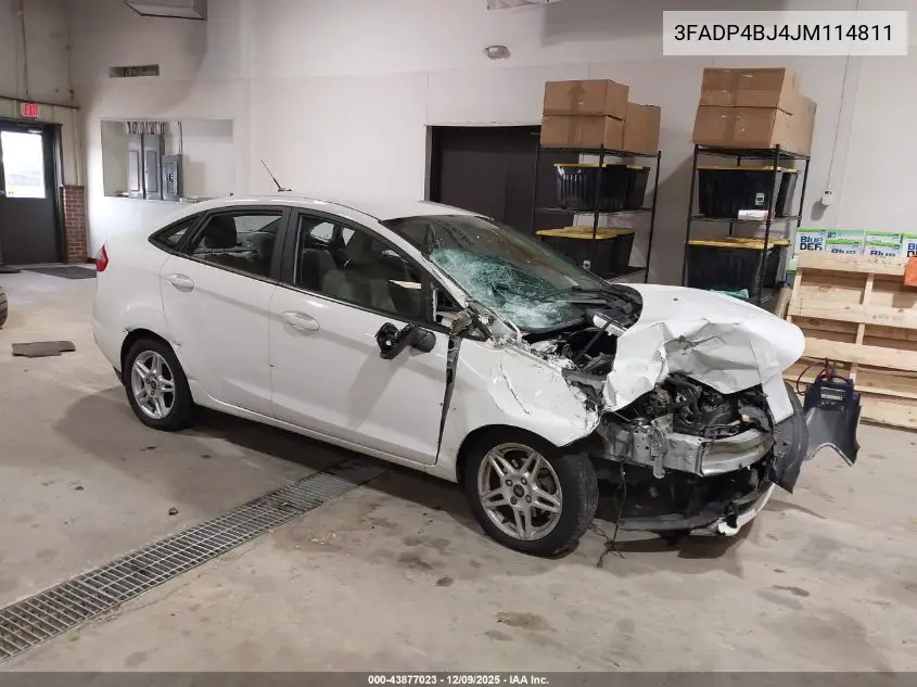 3FADP4BJ4JM114811 2018 Ford Fiesta Se