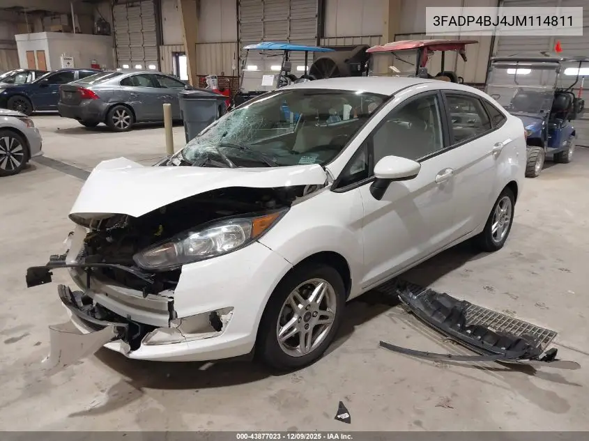 3FADP4BJ4JM114811 2018 Ford Fiesta Se
