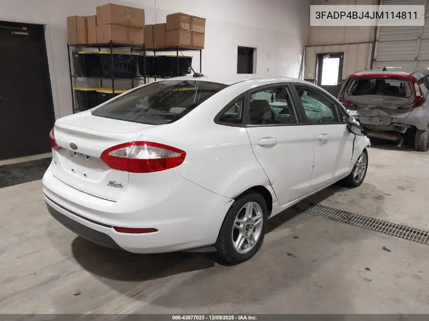 3FADP4BJ4JM114811 2018 Ford Fiesta Se