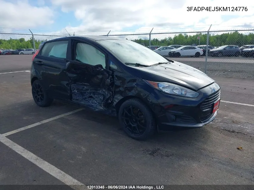 3FADP4EJ5KM124776 2019 Ford Fiesta Se