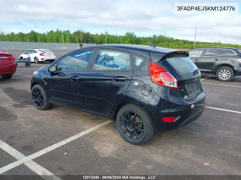 3FADP4EJ5KM124776 2019 Ford Fiesta Se