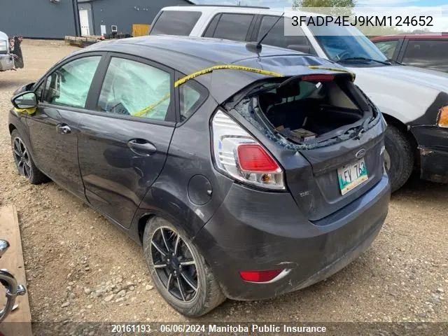 3FADP4EJ9KM124652 2019 Ford Fiesta Se