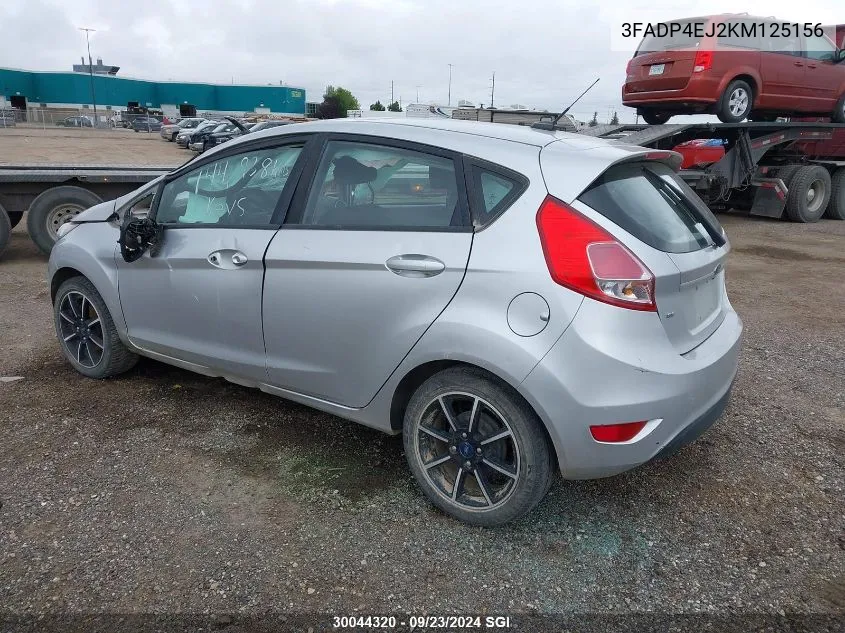 3FADP4EJ2KM125156 2019 Ford Fiesta Se