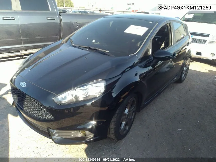 2019 Ford Fiesta St VIN: 3FADP4GX1KM121259 Lot: 34340395