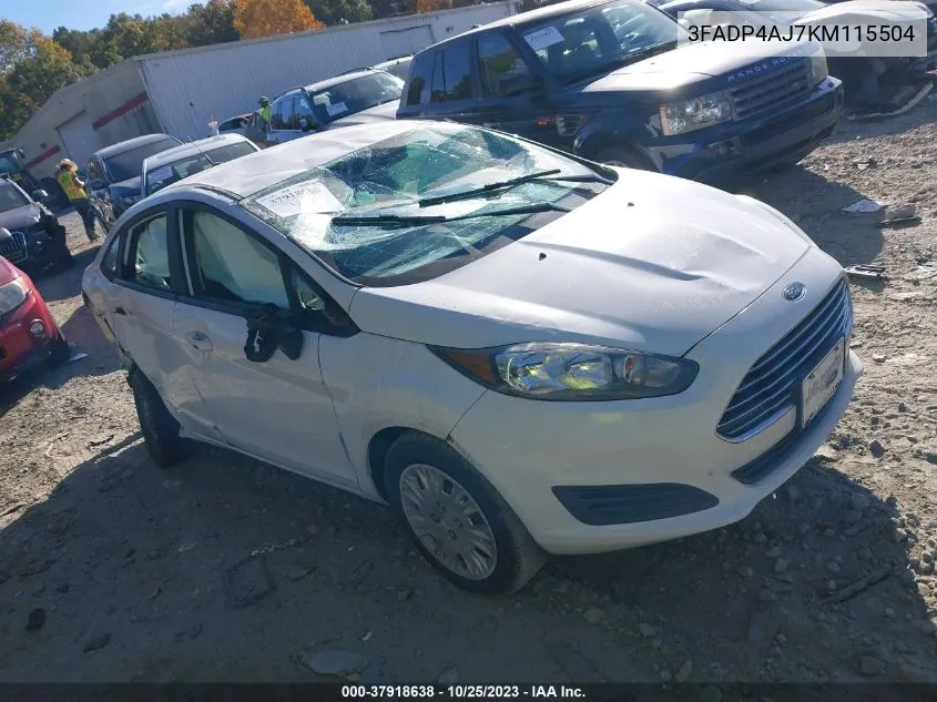 3FADP4AJ7KM115504 2019 Ford Fiesta S