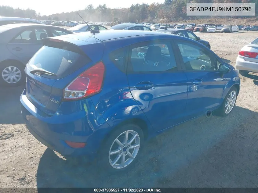 3FADP4EJ9KM150796 2019 Ford Fiesta Se