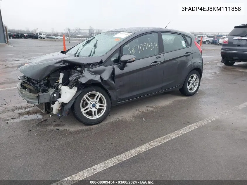 3FADP4EJ8KM111858 2019 Ford Fiesta Se