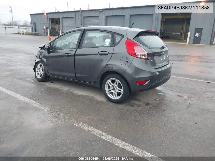 3FADP4EJ8KM111858 2019 Ford Fiesta Se