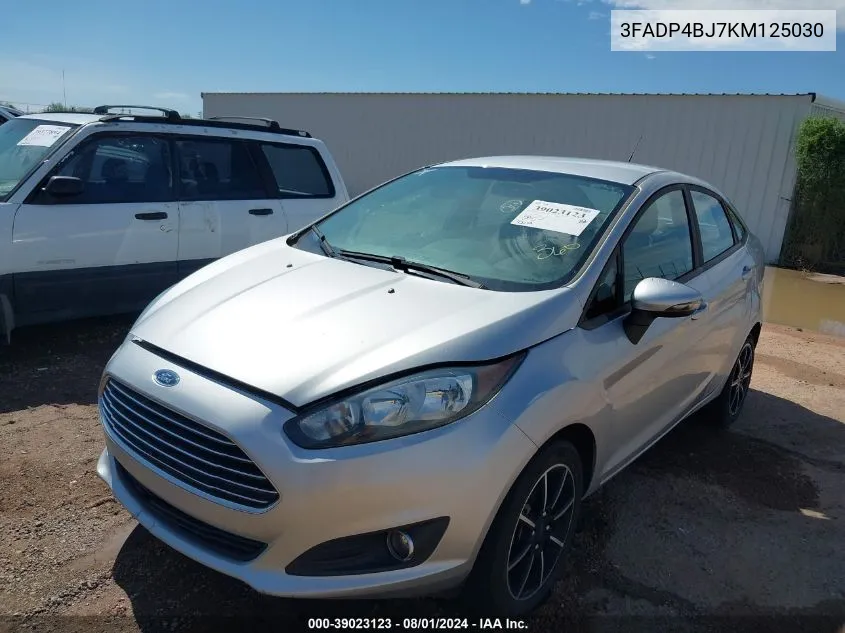 2019 Ford Fiesta Se VIN: 3FADP4BJ7KM125030 Lot: 39023123