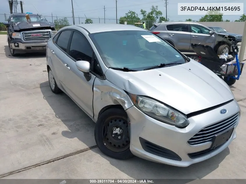 2019 Ford Fiesta S VIN: 3FADP4AJ4KM154695 Lot: 39311704