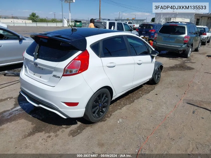 2019 Ford Fiesta St Line VIN: 3FADP4DJXKM135533 Lot: 39374487