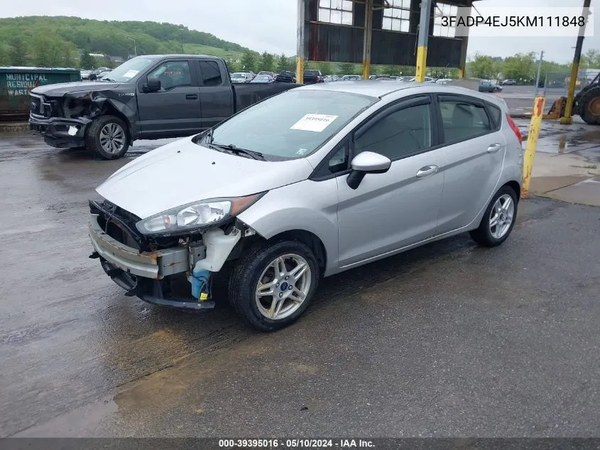 3FADP4EJ5KM111848 2019 Ford Fiesta Se